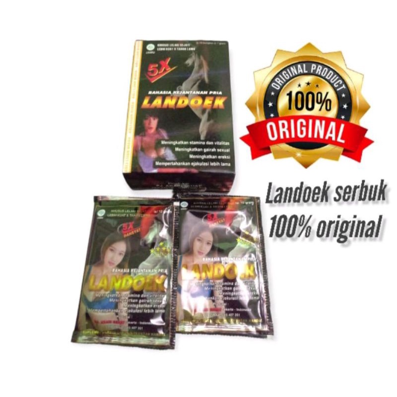 Jamu LANDOEK//Serbuk Penambah Stamina Pria ASLI-ORIGINAL 100%