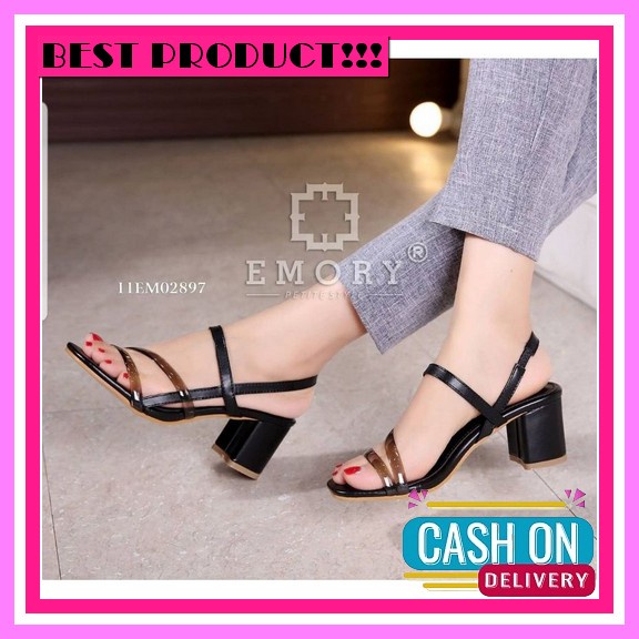 Sandal Wanita Terbaru Kekinian Murah. Hak Tahu Terbaru 3Cm By Mandri_Jaya Heel Wanita Terbaru Wanita