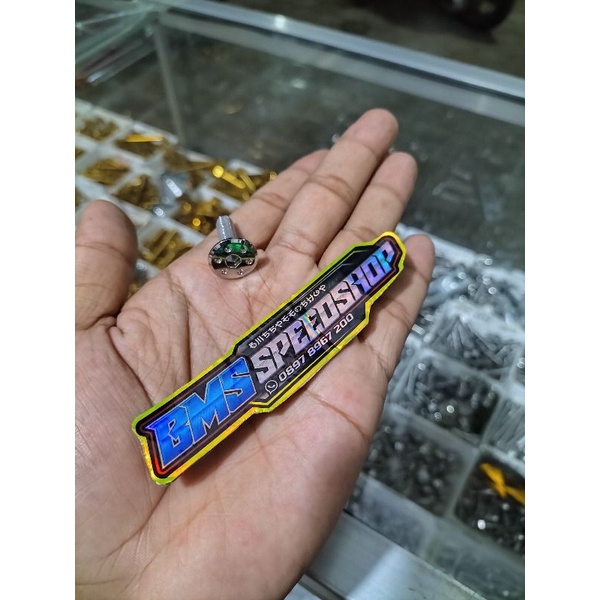 baut probold stenlist Disc/piringan/cakram crom ukuran 8X20(DRAT 8 DAN PANJANG 2CM) HENG ORIGINAL TH