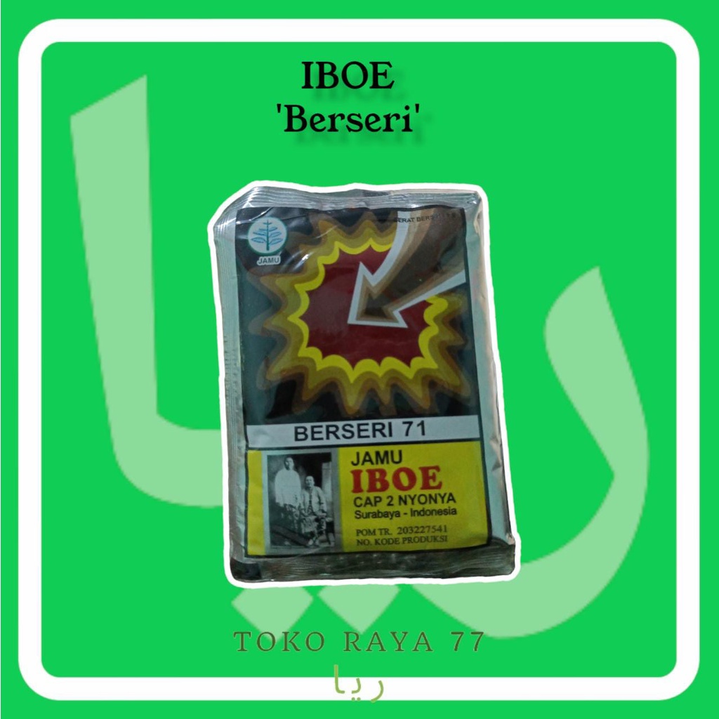 

Jamu Ibu Berseri IBOE Cap 2 Nyonya Kemasan 6 Gram Isi 10 Sachet Ready Stock Melayani Grosir