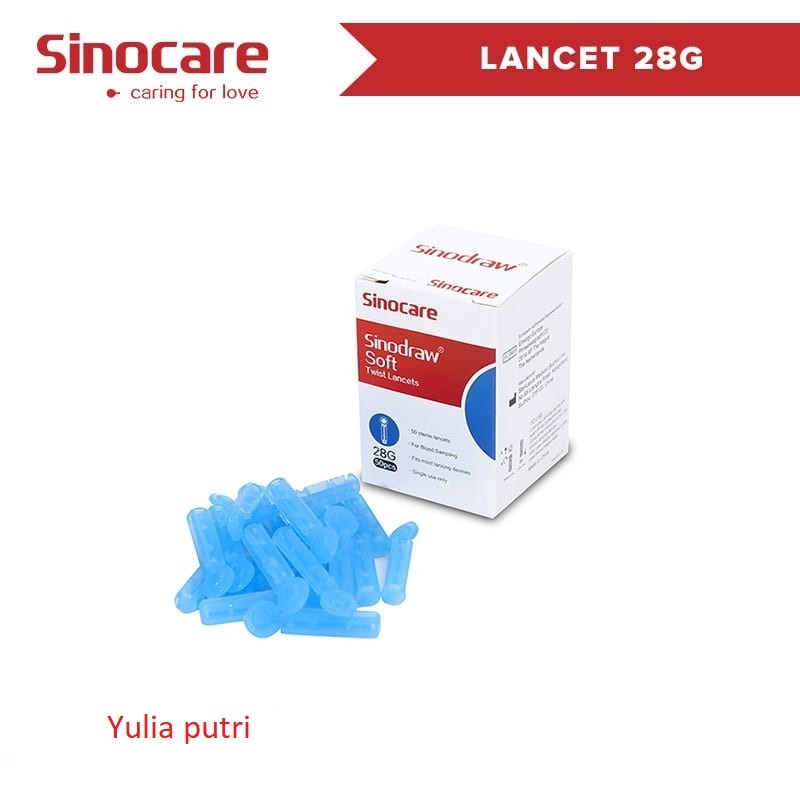 Jarum Bekam isi 100 21G / Blood Lancets 21G Medilance / Jarum Sinocare 28G isi 50