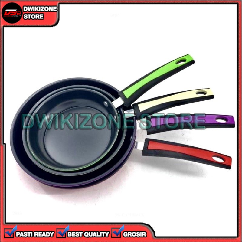 [GROSIR] WAJAN FRYPAN PENGGORENGAN TEFLON ANTI LENGKET 20CM 20 CM TEPLON ANTI GORES