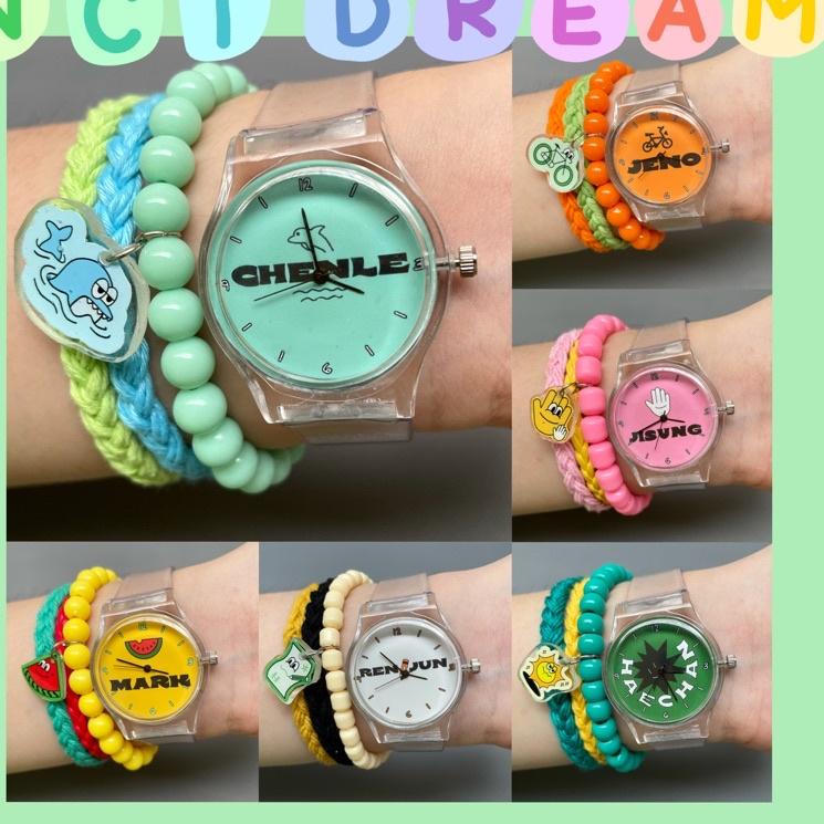 Jam Tangan NCT dream name edition / Gelang NCT / Gelang nct Dream {AR.21Ja23ν}