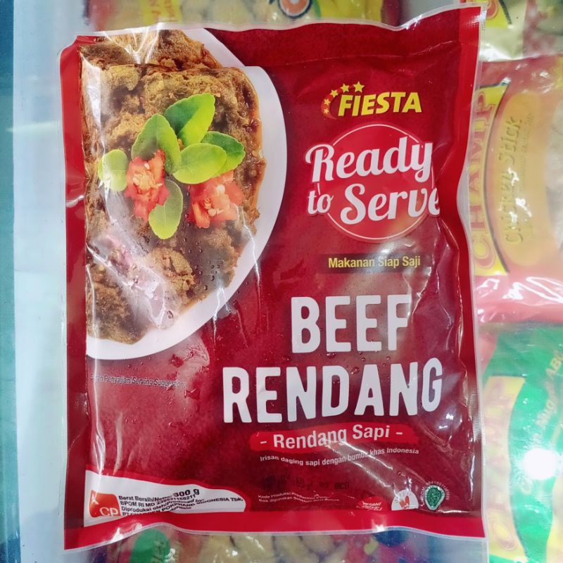 Jual Fiesta BEEF RENDANG 300gr Ready To Serve Shopee Indonesia