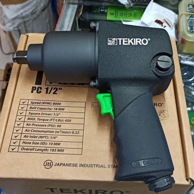 KUNCI SOK ANGIN / AIR IMPACT TEKIRO ORIGINAL TWIN HAMMER AT-AI1669 OBENG IMPEK BUKA BAUT