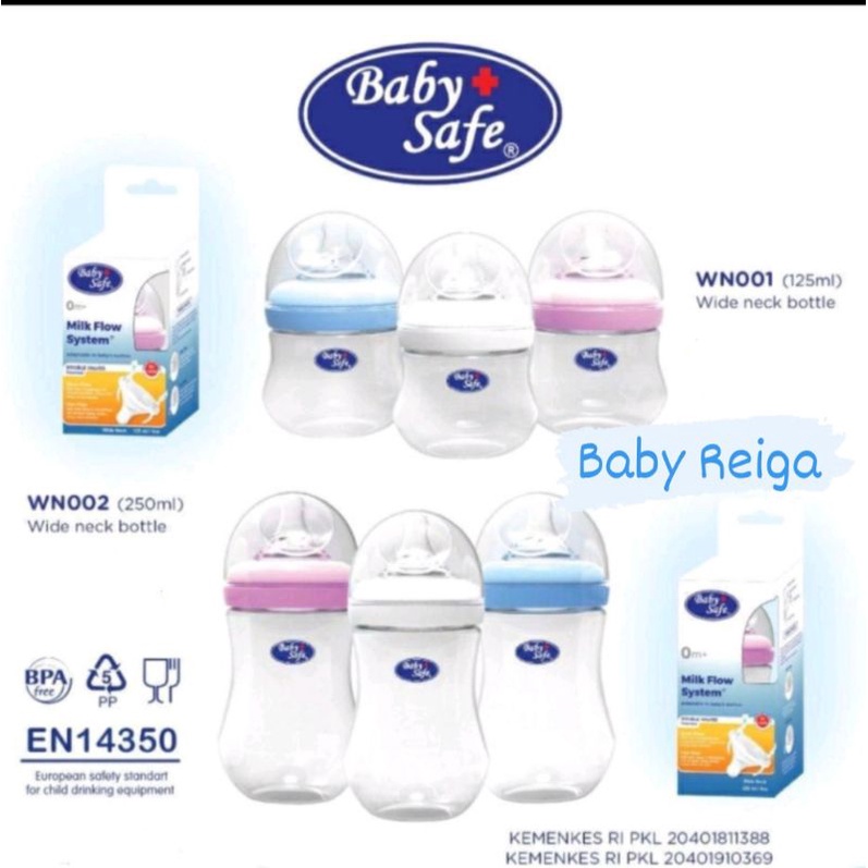 BOTOL WIDENECK MERK BABY SAFE