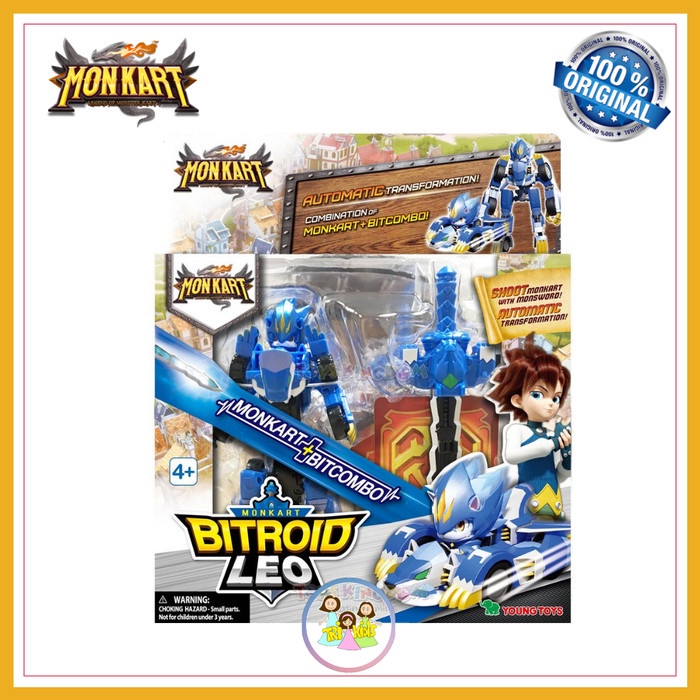 Mainan Monkart Bitdroid Leo Original