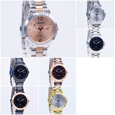 JAM TANGAN WANITA LORENZO 7122L 7122 ORIGINAL FREE BOX