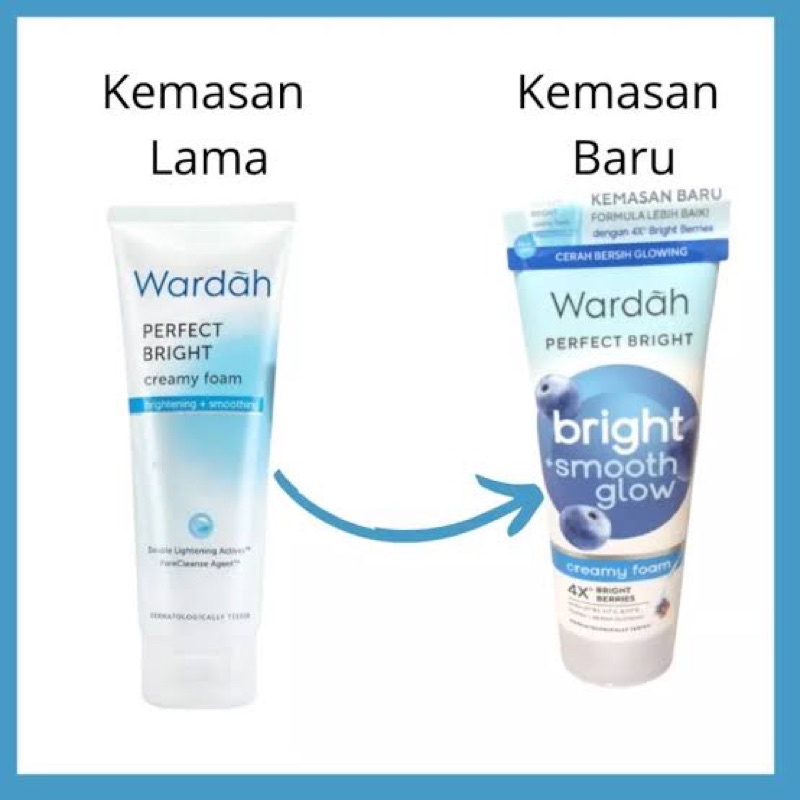 Wardah Perfect Bright Smooth Glow &amp; Bright+Oil Control Facial Fom