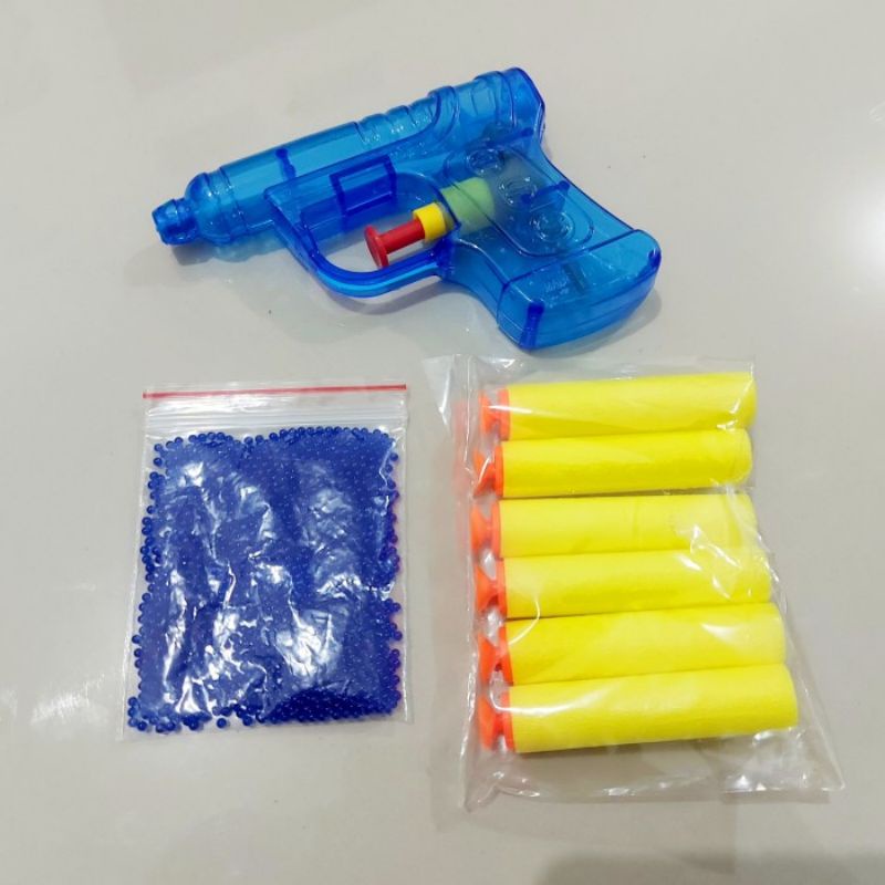 Mainan Gun Water Gel Tembak Tembakan Hydrogel Anak Edukatif Paintball