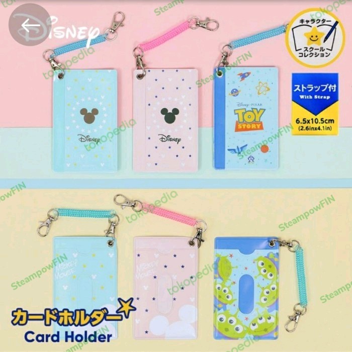 

Disney Mickey Mouse Minnie Pixar Toy Story Card Holder ID Badge Pass MURAH