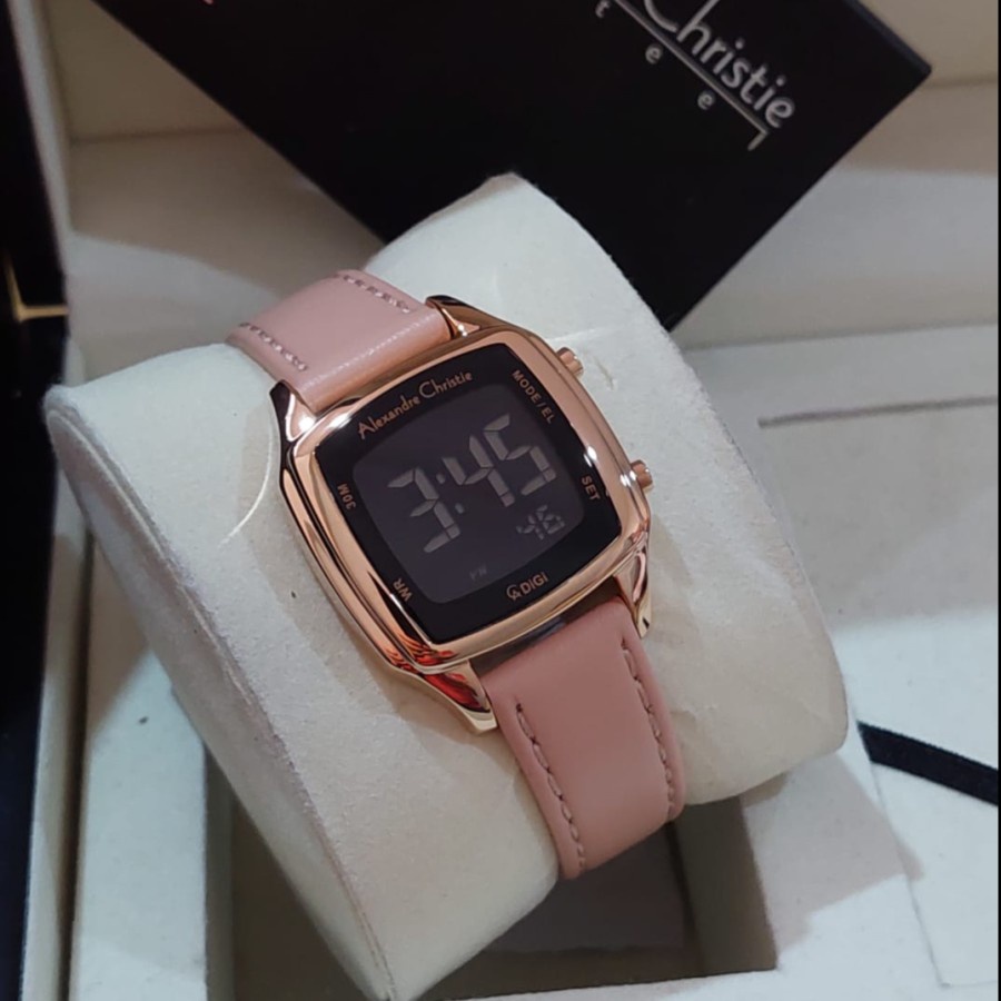 [Free Baterai] JAM TANGAN WANITA ALEXANDRE CHRISTIE AC 9355 DIGITAL ORIGINAL GARANSI RESMI 1 TAHUN