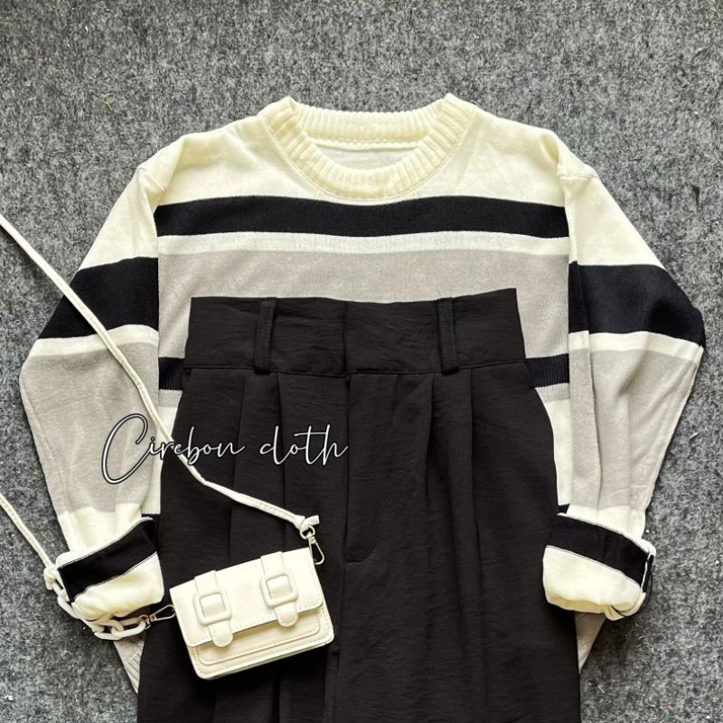 ONE SET CLAUDYA SWEATER (Cirebon Cloth)