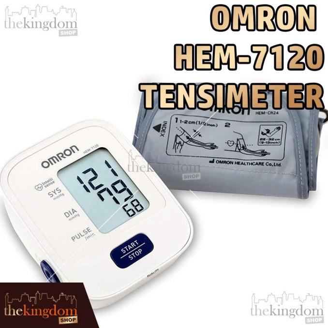 Promo Omron HEM-7120 7121 7142T1 7142T 7142 Tensimeter Digital Tensi Darah - HEM-7120,Plastik