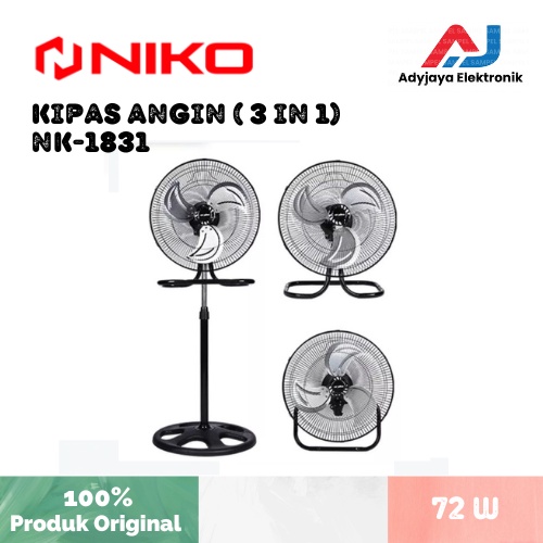 KIPAS ANGIN MASPION F-1801 ( 3 In 1)
