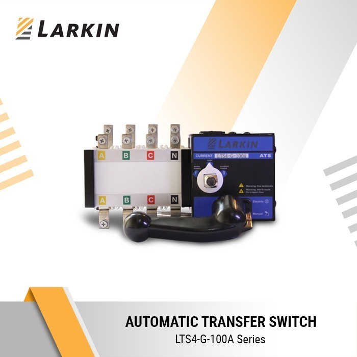 ATS LARKIN 4P 100A LTS4-G Atys Automatic /PLN GENSET /OHM SAKLAR /COS