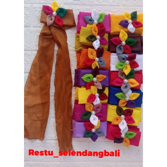selendang/senteng bali anak-anak bunga