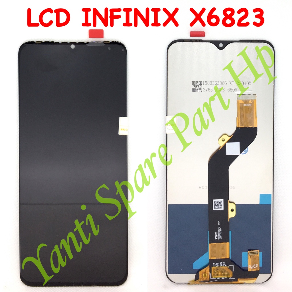 Lcd Touchscreen Infinix Smart 6 Plus X6823 Original Terlaris New