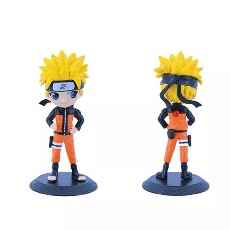 Figure Q posket Naruto Shippunden Sasuke Kakashi Itachi Miniatur Pajangan Topper