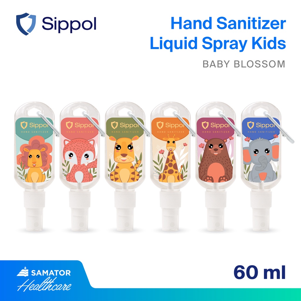 Sippol Hand Sanitizer Kids 60 ml Jerapah ( Baby Blossom )
