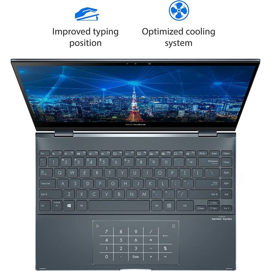 LAPTOP TOUCHSCREEN ASUS ZENBOOK FLIP 13 OLED UX363EA i5 EVO 1135G7 8GB 512GB SSD FHD WIN11