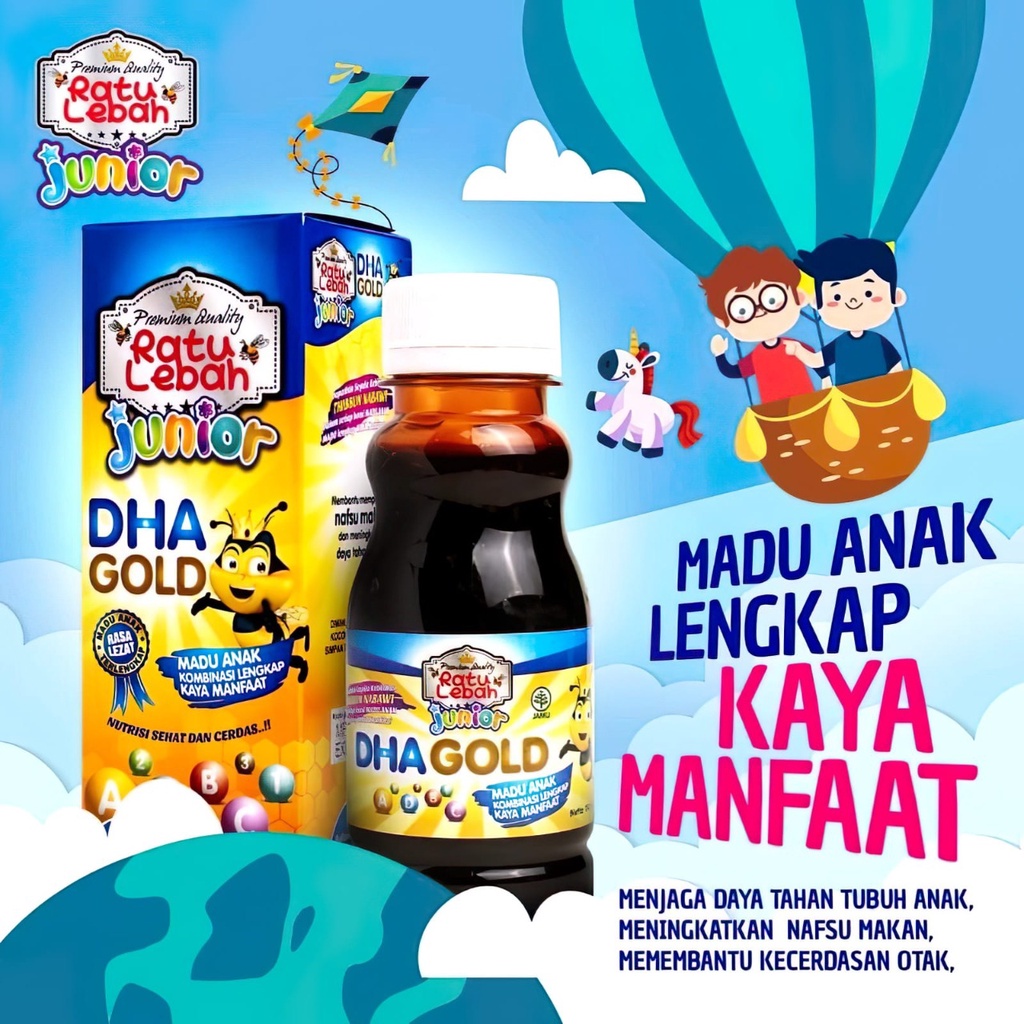 

MADU KHUSUS ANAK RATU LEBAH DHA GOLD 150 GRM