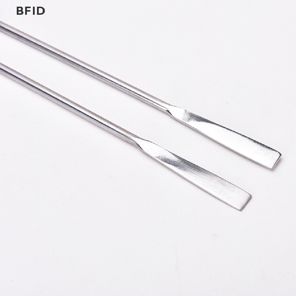 [BFID] 1pcs Wanita Stainless Steel Nail Art Makeup Palette Spatula Nada Batang Alat Kecantikan [ID]