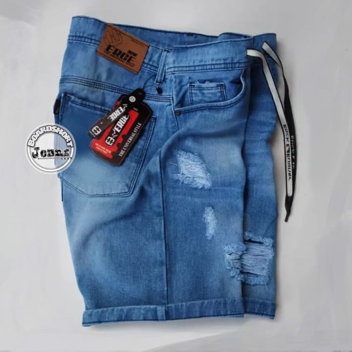 CELANA PENDEK SOBEK PRIA JEANS SOBEK BROADSHORT CELANA RIPPED