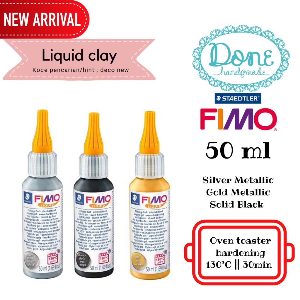 Done Handymade fimo liquid clay deco gel polymer glue lem deco new