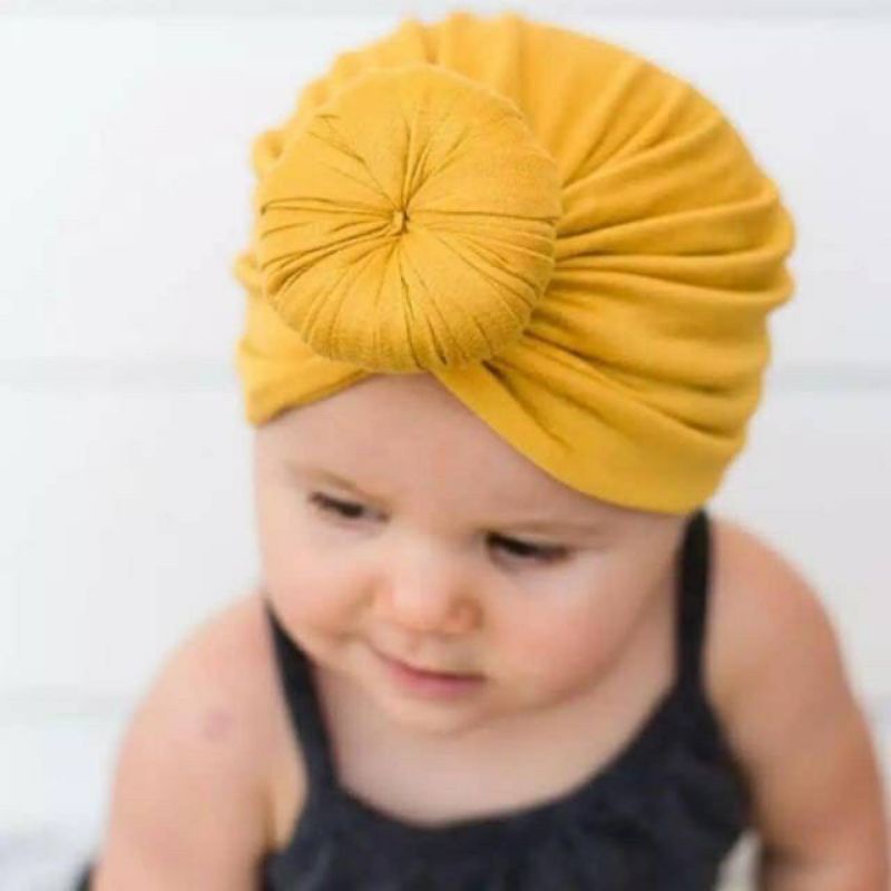 Turban Bayi Motif Donut / Pita Kelinci Motif / Pita Kupu ciput baby newborn / topi anak perempuan