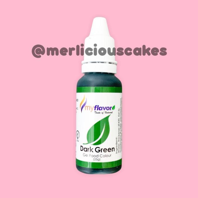 

Dark Green Gel My Flavor Food Color Food Colour Pewarna Makanan
