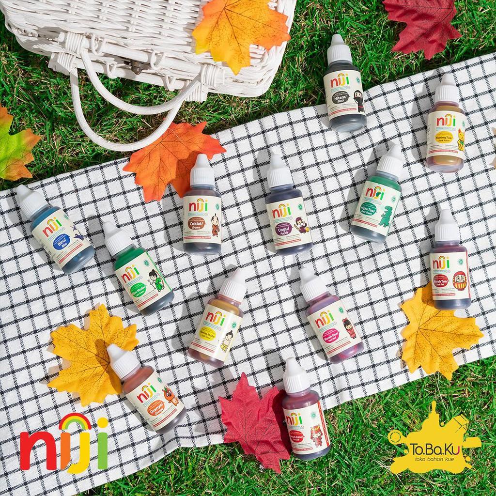 

Niji Pewarna Makanan Paket Isi 12 Pcs @30Ml All Colours Best Seller