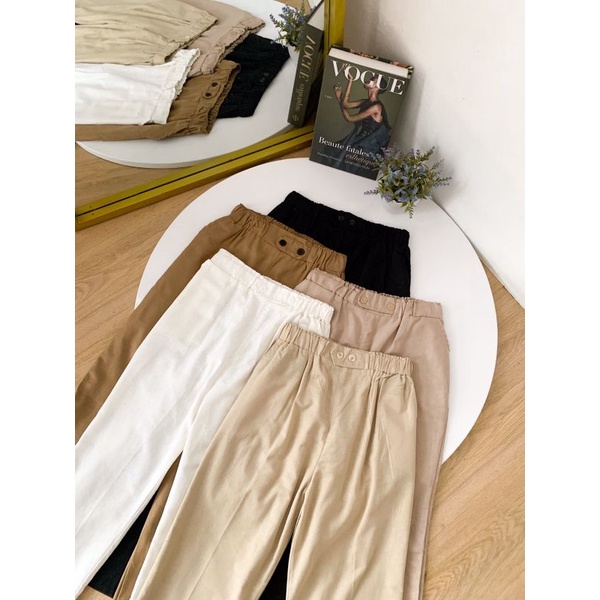 kyra Linen pants/celana wanita