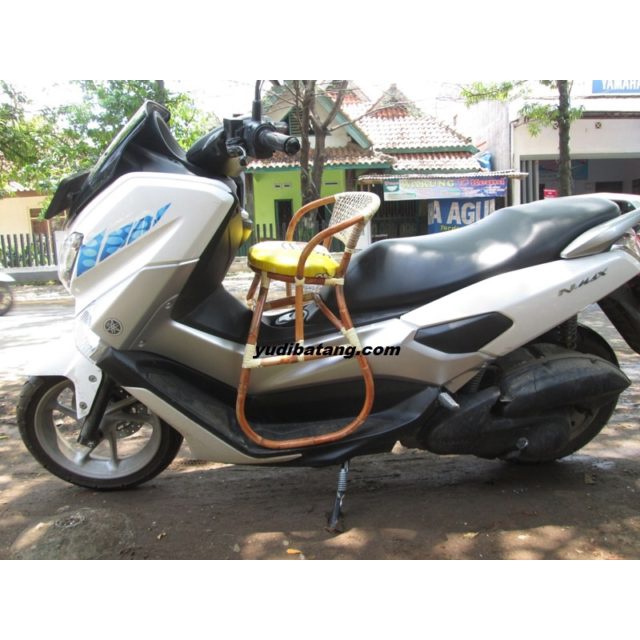 [ COD ] Kursi Boncengan Motor Matic Anak Bangku Motor Tempat Duduk anak di motor Rotan ( NMax , PCX , Aerox , ADV , Nuvo ) Rotan FULL ANYAM/LILIT + SABUK PENGAMAN 3 TITIK Balita Anak Usia 1-5 tahun KUAT KOKOH REAL PICT