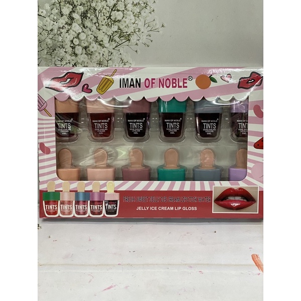 [ 12 PCS ] LIPTINT SWEET ICE CREAM IMAN / LIP TINT ICE CREAM