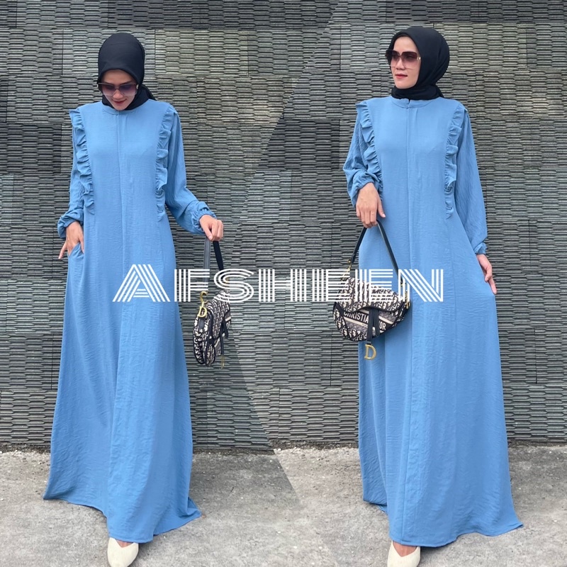 GAMIS SHAVIRA POLOS CRINKEL AIRFLOW PREMIUM/GAMIS MEWAH MURAH/GAMIS TERBARU