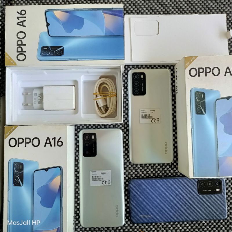 Oppo A16 3/32 Second Fullset Ori