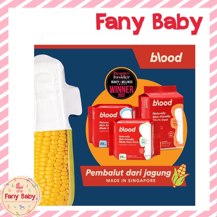 BLOOD CORN PADS - PEMBALUT DARI JAGUNG, BEBAS GATAL, ULTRA THIN 2MM