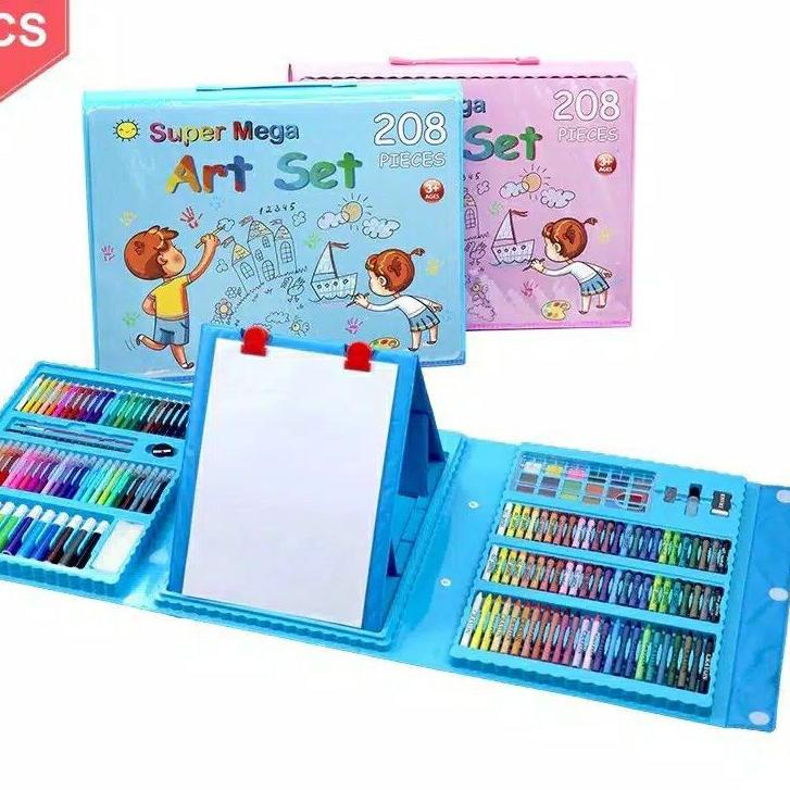 

マ HZ Crayon Set 208pcs / Krayon Mewarnai Anak 208pcs / Pensil Warna Set 208pcs Model Baru