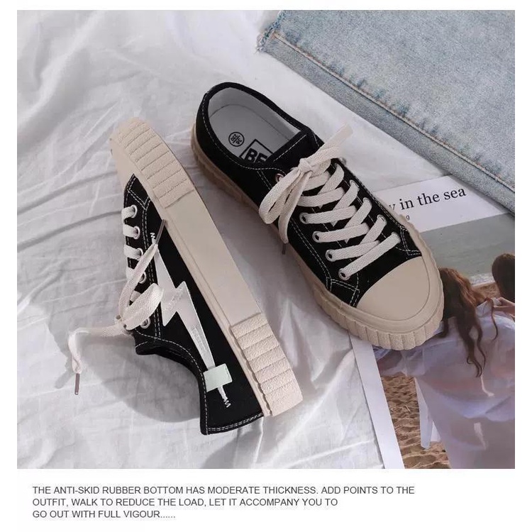 Free Box Sepatu Sneakers Import Sneakers Korea NS8805 Sepatu Kuliah Sepatu Sneakers Wanita