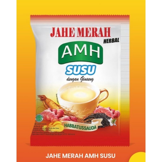 

AMH Susu Jahe Merah Kemasan Sachet