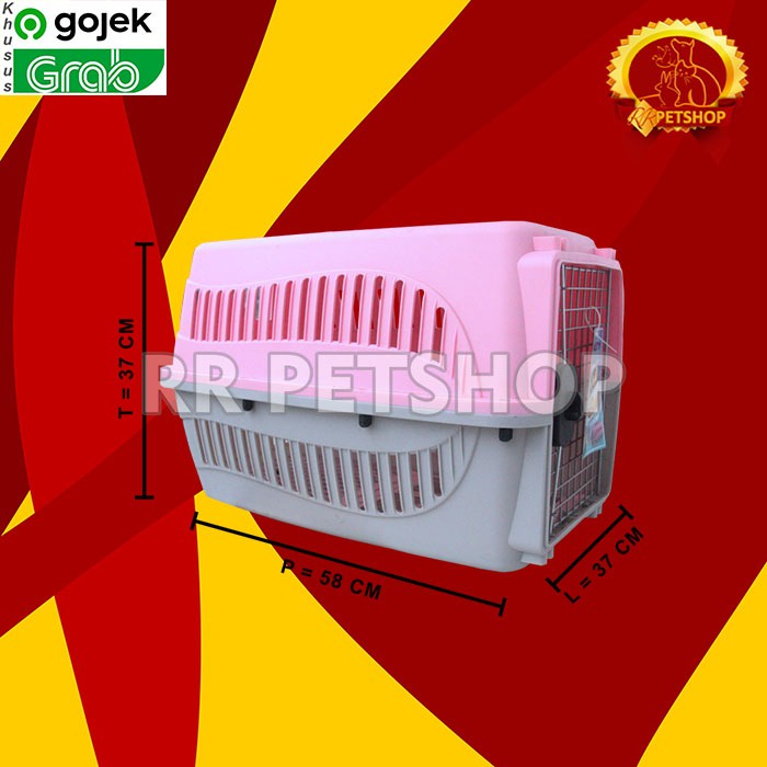 GOSEND PET CARGO Kennel Box kandang travel anjing kucing cat cage