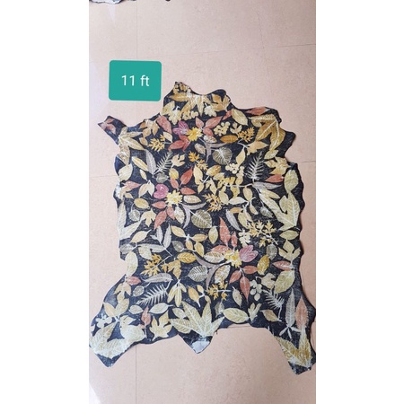 Bahan Kulit Kambing lembaran jenis ecoprint best grade