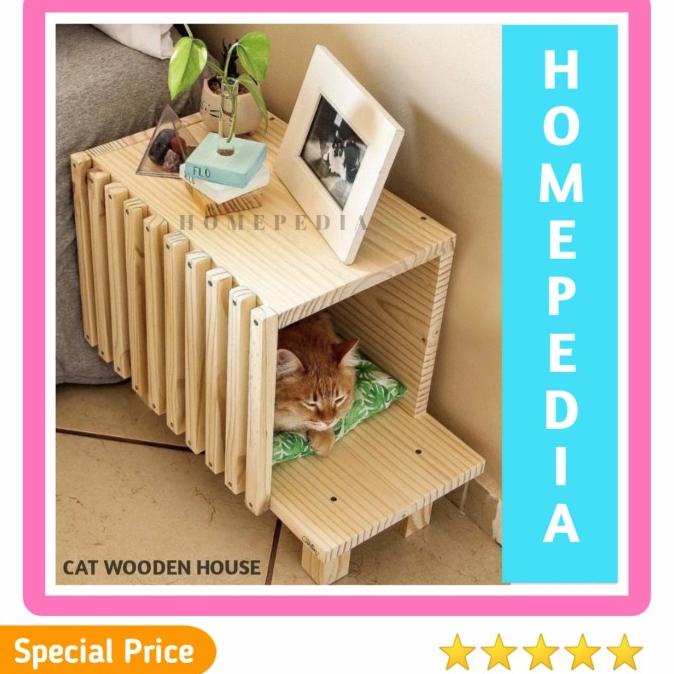 Kandang Kucing / Anjing Kayu / Rumah Kucing