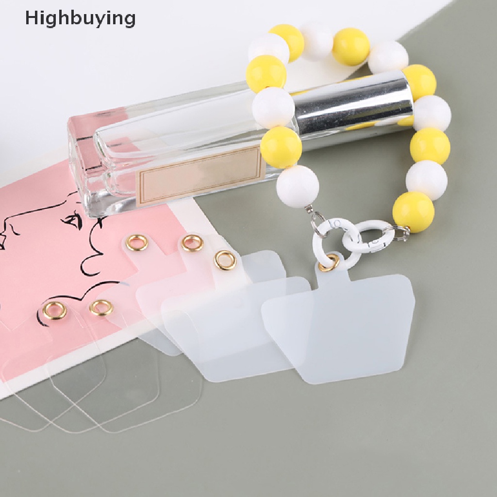 Hbid Lanyard Telepon Transparan Tetap Kartu al Universal Patch Manik-Manik Gelang Ponsel Case Kembali Tempel Memperbaiki Klip Sambungan Liontin Tanpa Lanyard Lubang Klip Transparan Glory