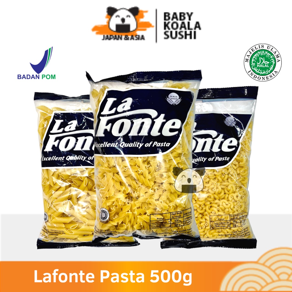 LA FONTE Pasta Fusili Penneziti 500 g Halal | Lafonte