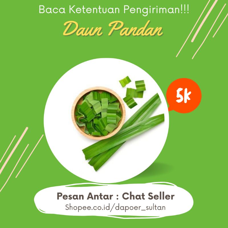 

CIBIRU ✨DAUN PANDAN 1 IKAT✨
