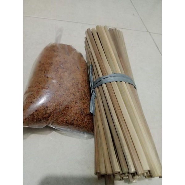 

Bumbu cilung/Papeda 500gram ASIN + Tusukan Bambu 100pcs Tebal dan sangat kuat