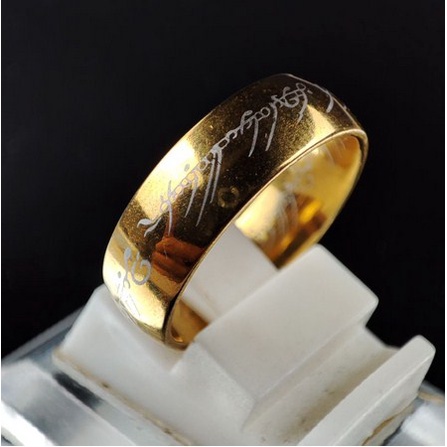 Cincin Titanium Emas Grafir