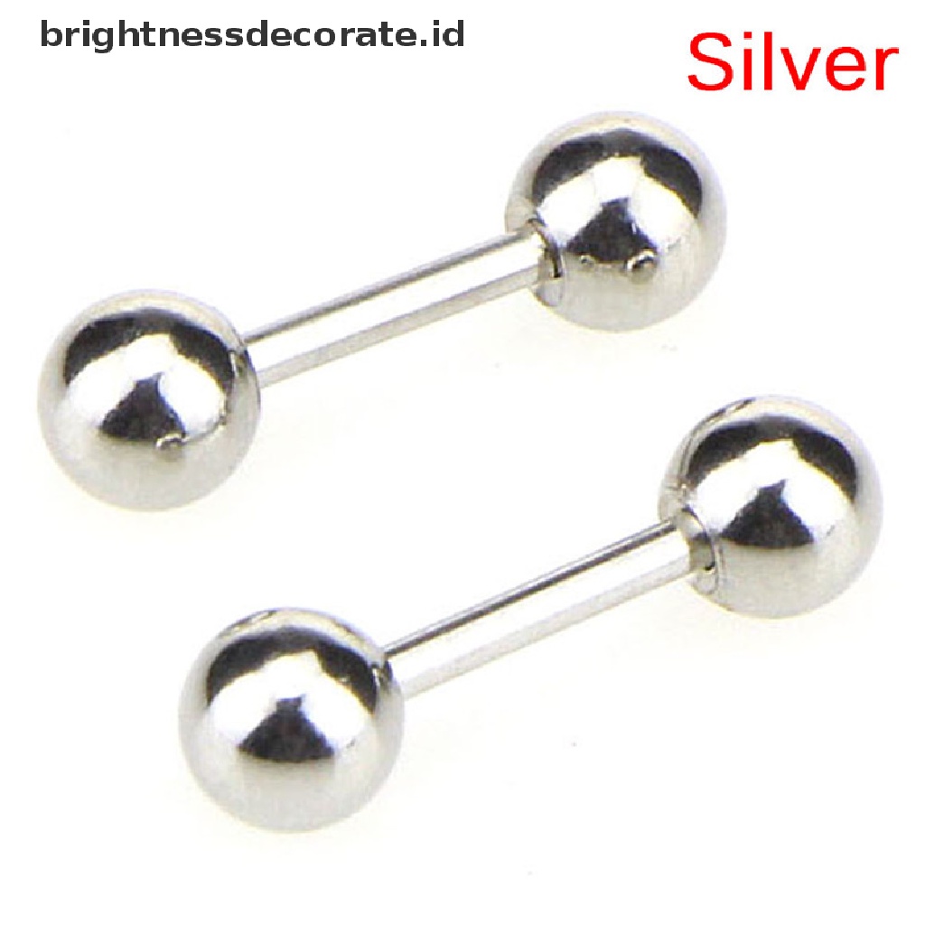 [Birth] Anting Stainless Steel Barbel Telinga Tulang Rawan Tragus Helix Stud Bar [ID]